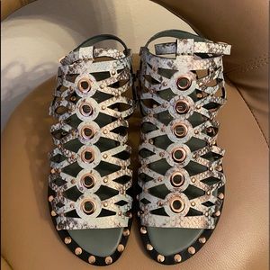 Ivy Kirzhner New York Santorini Flat Gladiator
